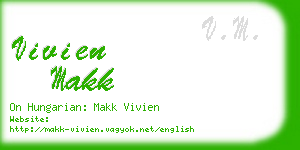 vivien makk business card